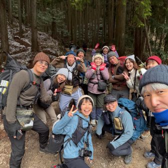 2026年金剛山初登りは山友さんたち12人で
よーしいってみよー！