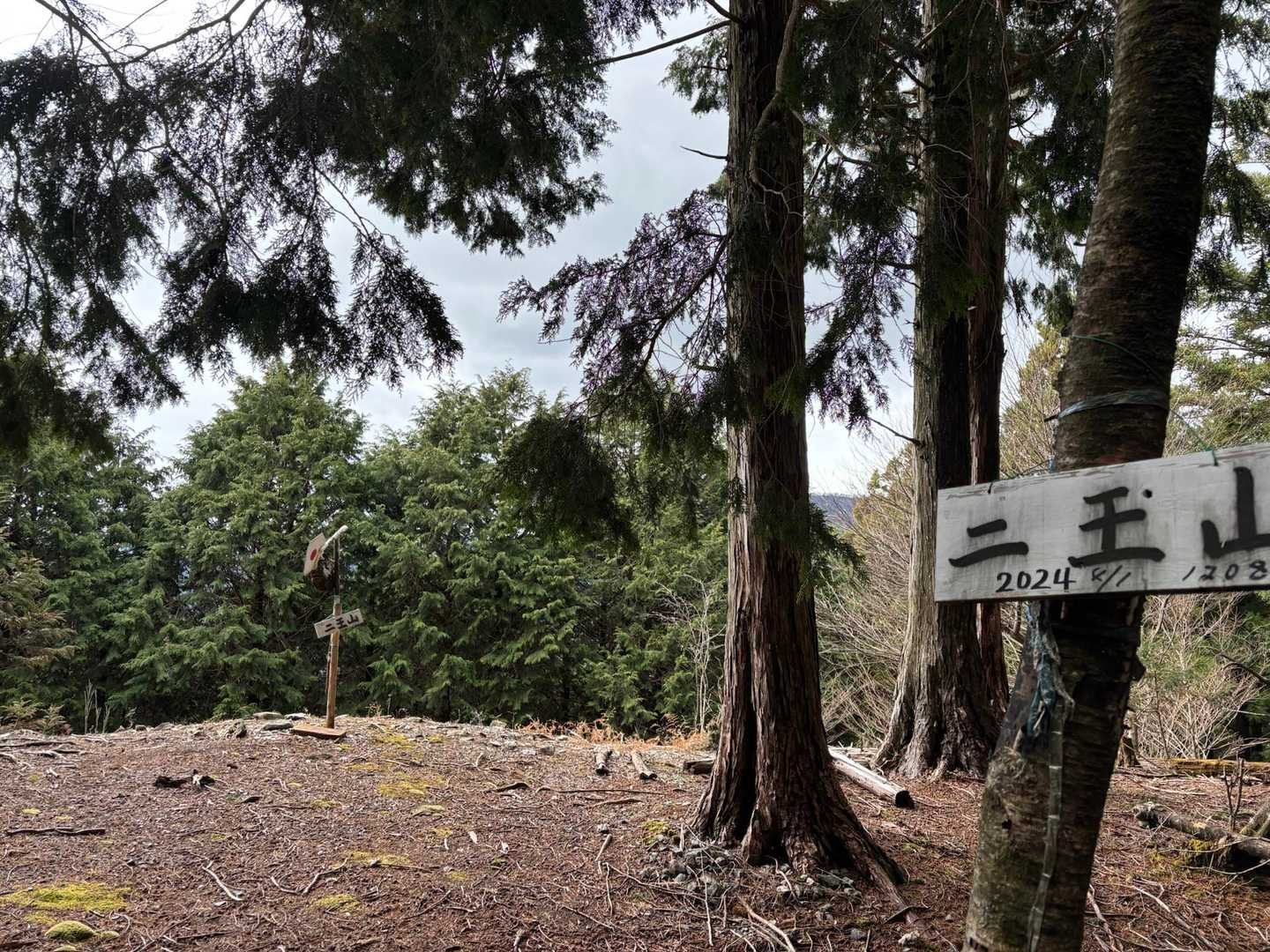 3分程で😻

目的地、二王山⛰️GET🙌