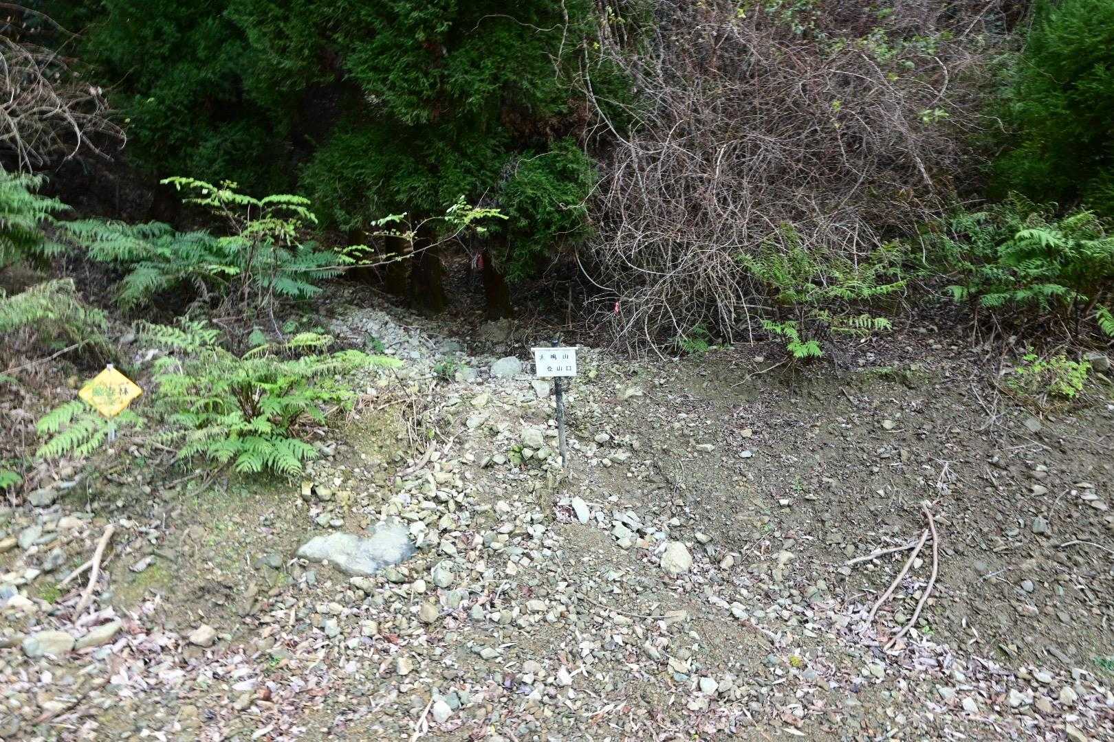 ここから登山口