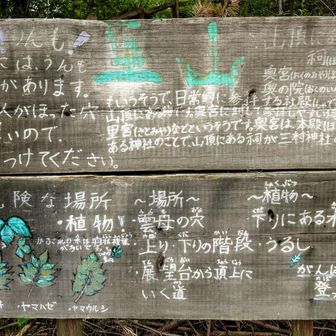 最初に、山頂に本宮が出来、
その後、ふもとに神社⛩️が出来た時に、山頂の方が奥宮となる。こういった順序だと、山頂の奥宮のことを、地元の方は「本宮ともいう」と云われる。

看板作成
幸田町立坂崎小学校生