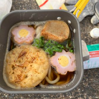 鍋焼きうどん、うまし😋