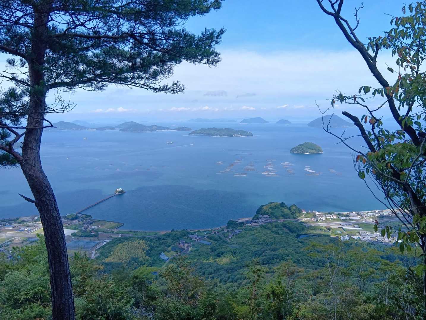多島海の瀬戸内海綺麗😀