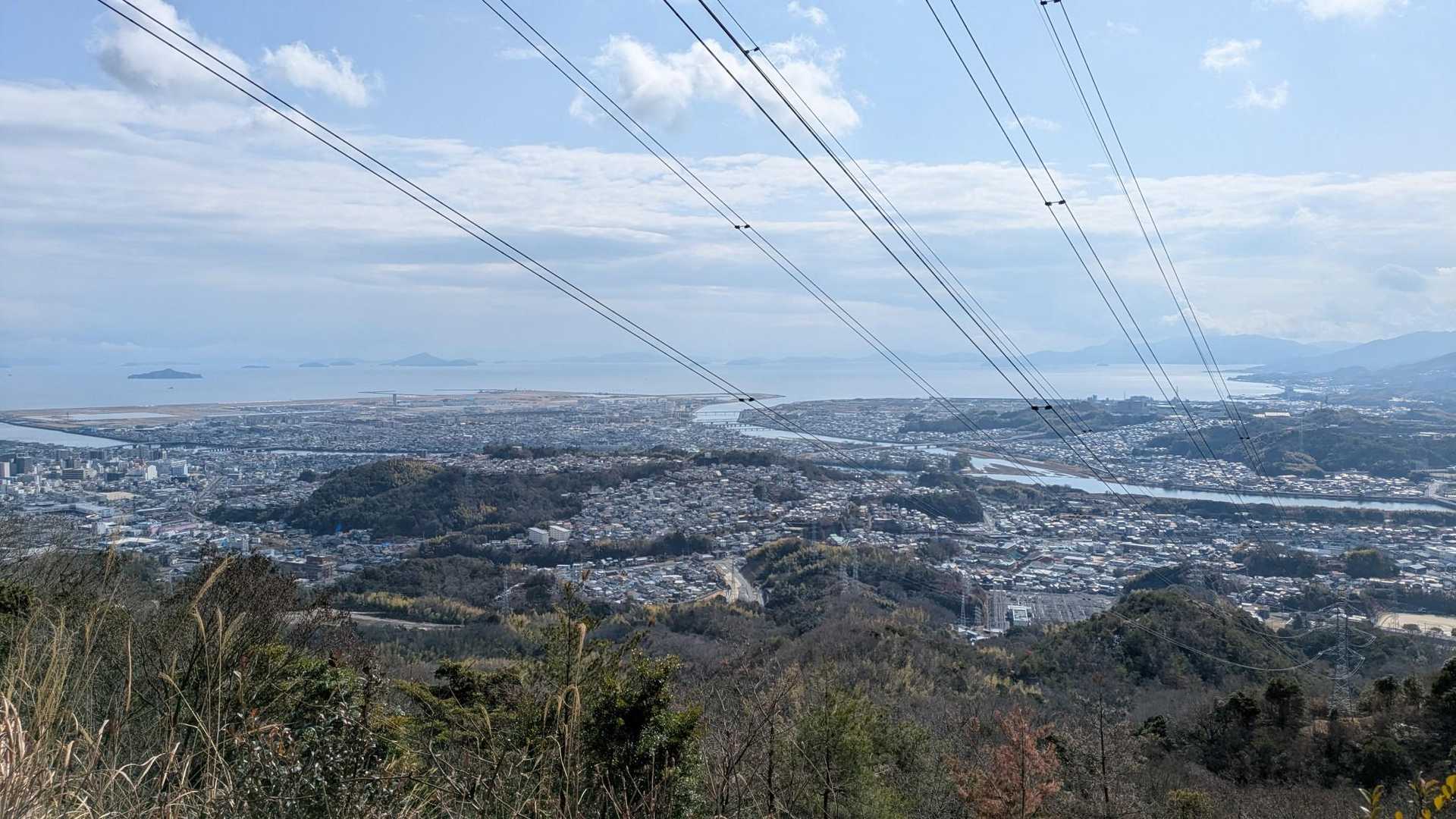 岩国駅-フレスタモールカジル岩国バス停-平家山登山口-岩倉 縦走コースの写真