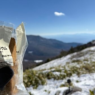 富士山見ながら休憩中