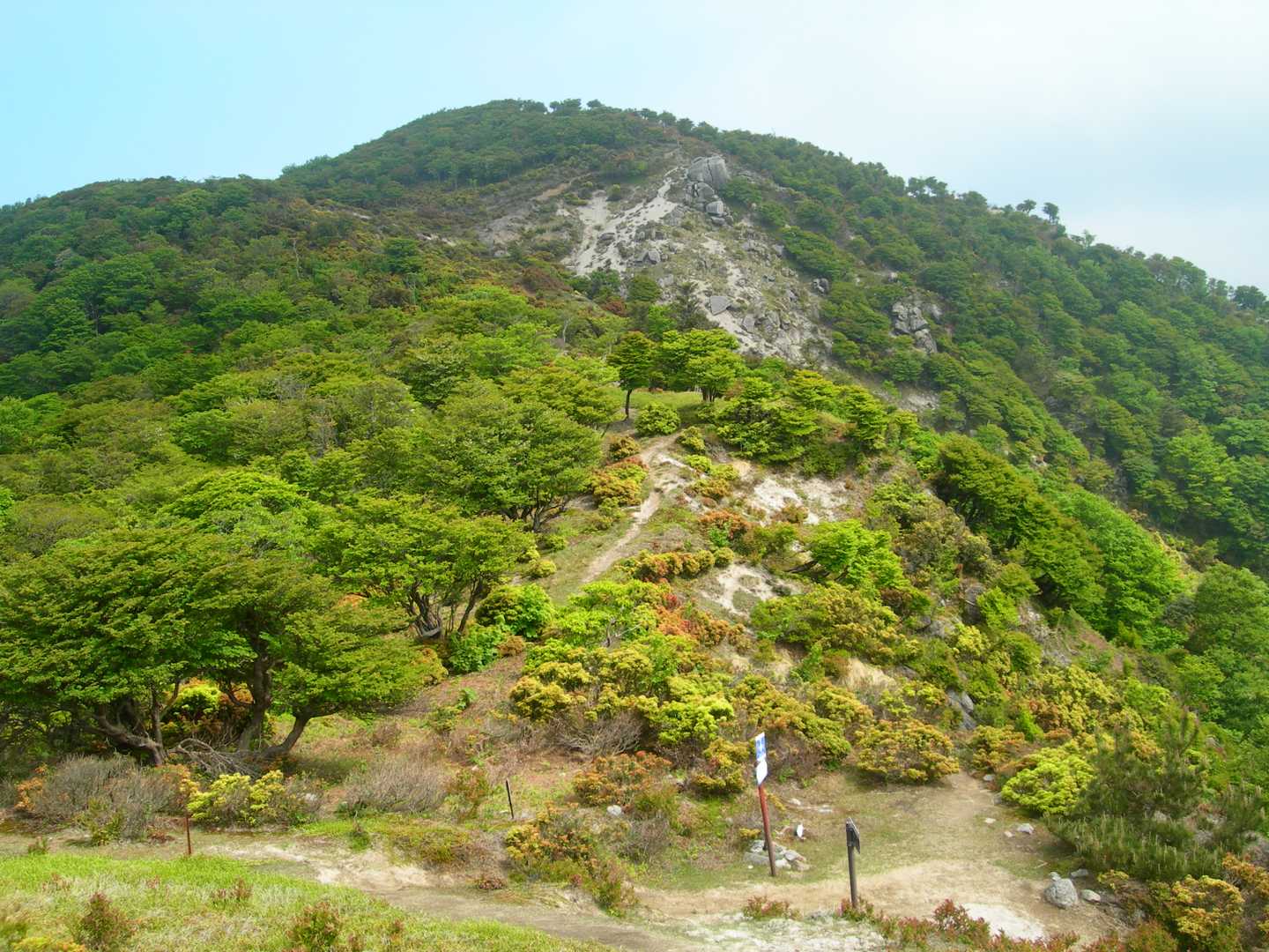 石榑峠-三池岳-八風峠-北仙香山-中峠 往復コースの写真