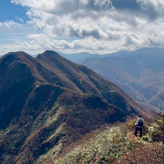 南雁戸山方向