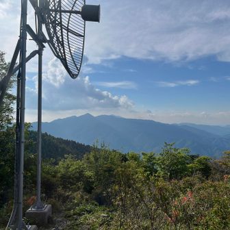 夕方の山、きれいだなぁ

にしても、師匠おそくない？と思っていると
戻ってきました