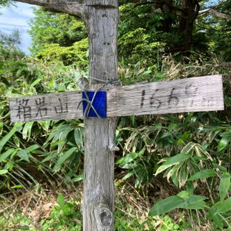 48、箱岩山へ⑧
山頂標。標高はこちらの方が高い