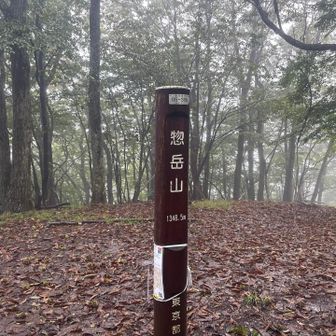 惣岳山はお久しぶり