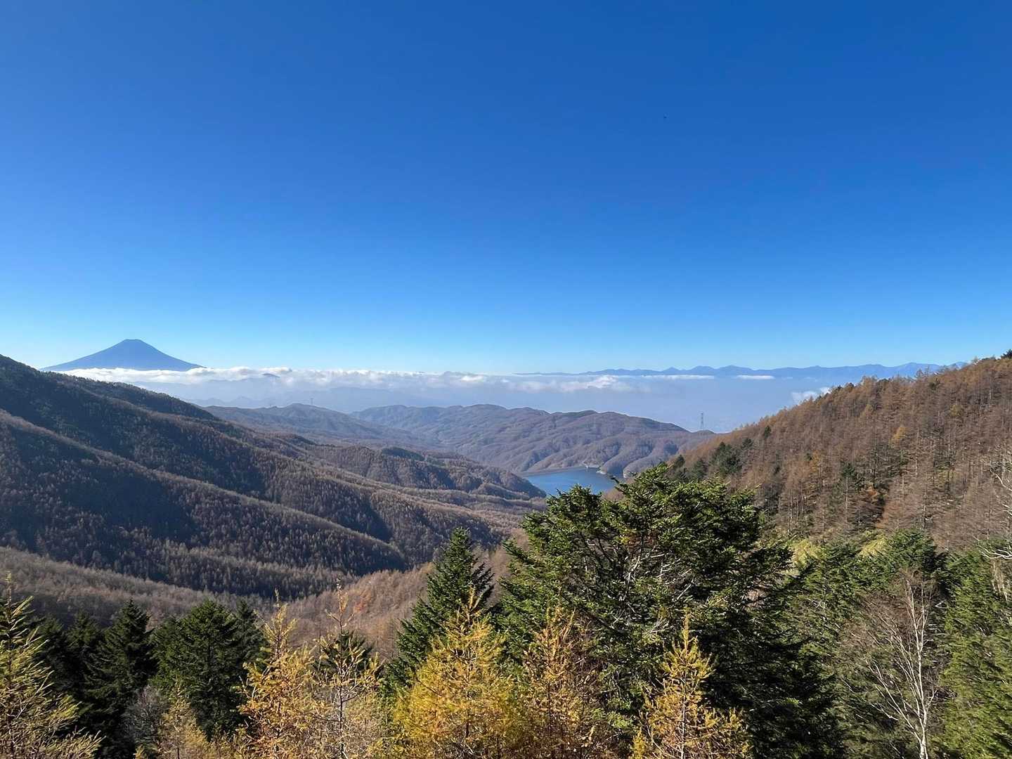 富士山から南アルプスまで。