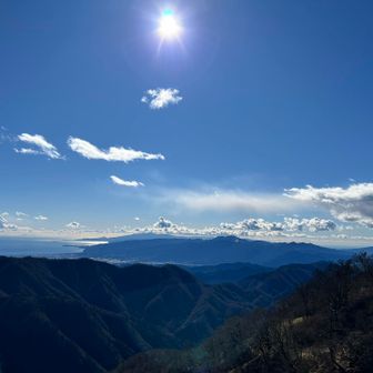景色はいいけど足がもたず、このまま引き返す