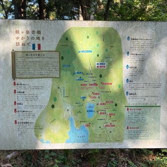 羽柴氏と柴田氏の状況が分かりやすい説明図です