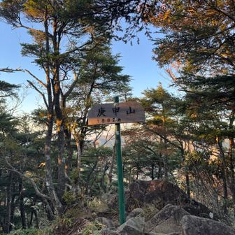 庚申山到着
皇海山は、信仰の山である庚申山の奥ノ院(奥社)
にあたるそうです。
ここから、クラシックルートの醍醐味でもある鋸11峰アップダウンの連続、や岩場、鎖場、そしてなにより素晴らしい眺望