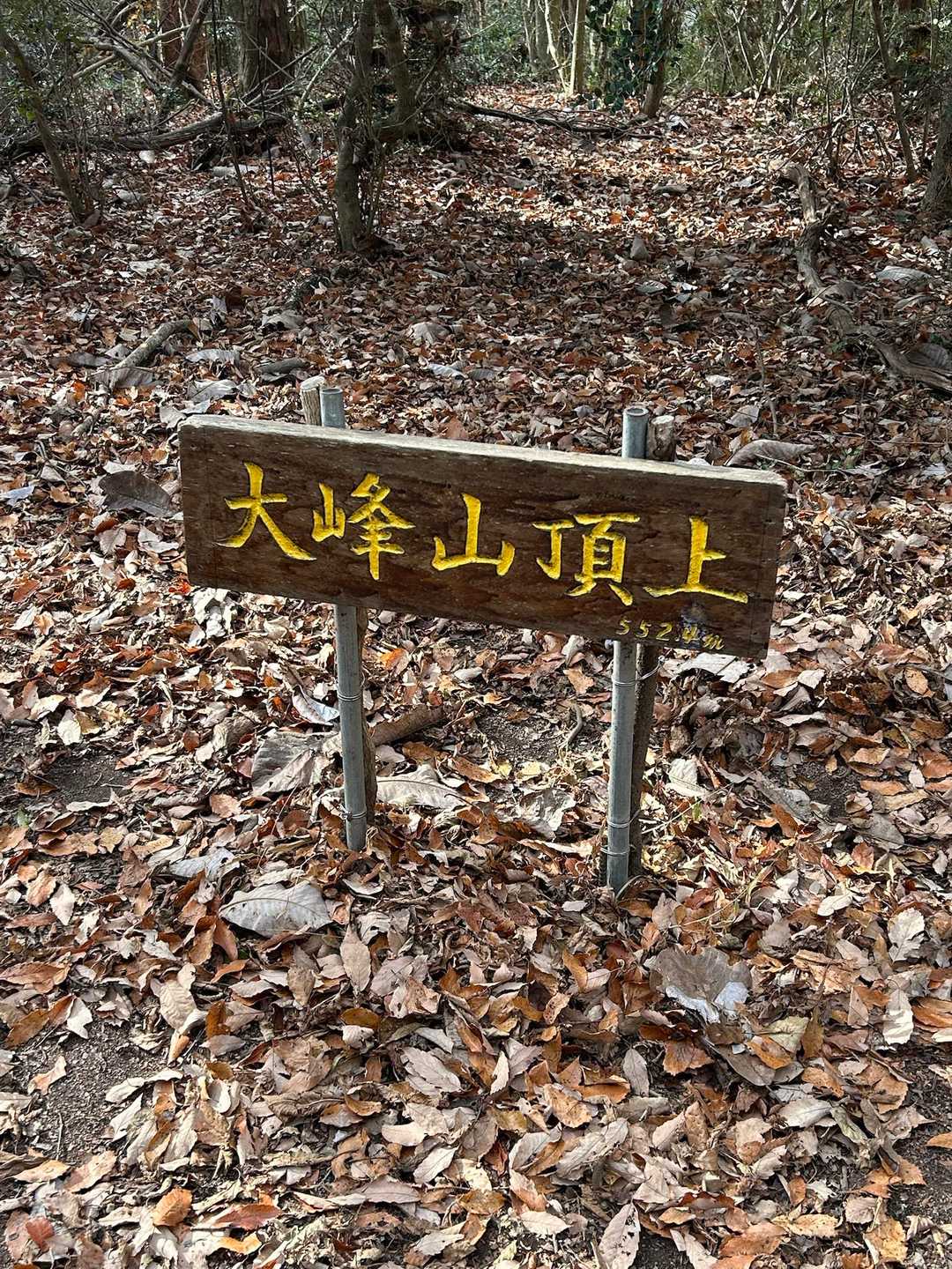 大峰山に登頂▲
思ったより時間がかかりました😅
