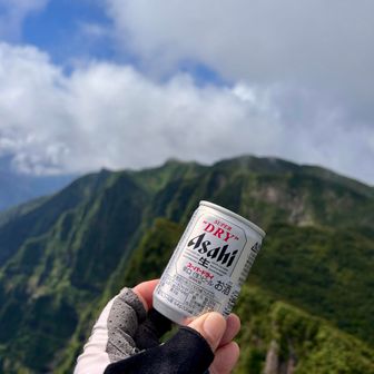 鬼が面に乾杯🍺
キンキンに冷えてます😄