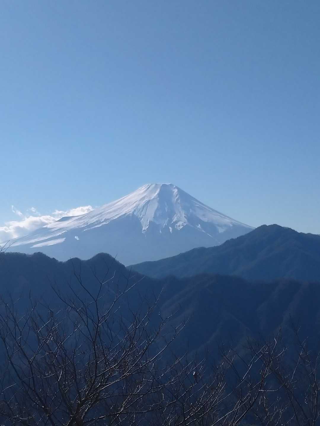 御正体山と富士山コラボです。