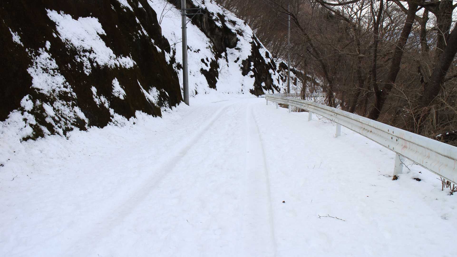 少し車道歩き。。。