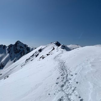 慎重に進む。怖い。