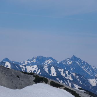 前穂高から奥穂、そして槍ヶ岳までバッチリです🙌🙌