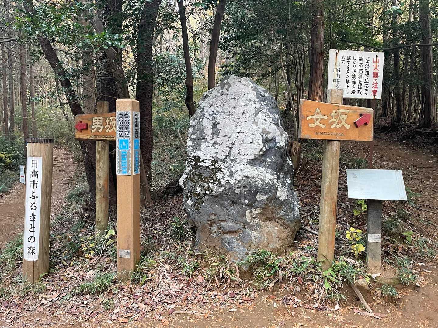 ここは左の男坂へ✊