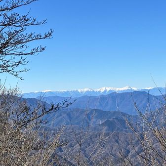 南アルプスをまたまた眺めて満足