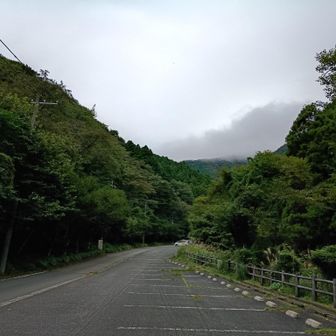 今日も山頂は雲の中