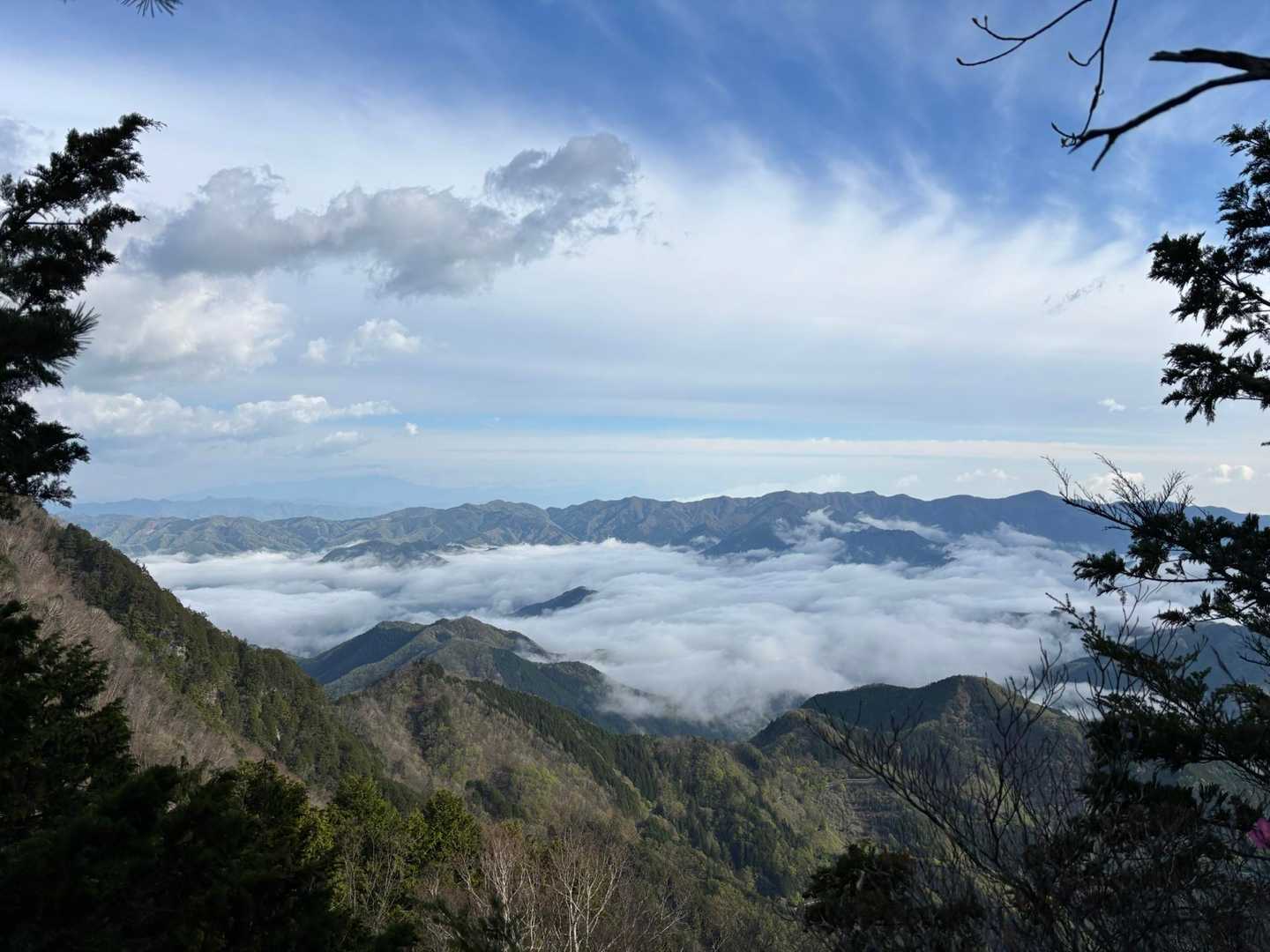 上落合橋登山口-八丁尾根-両神山 往復コースの写真