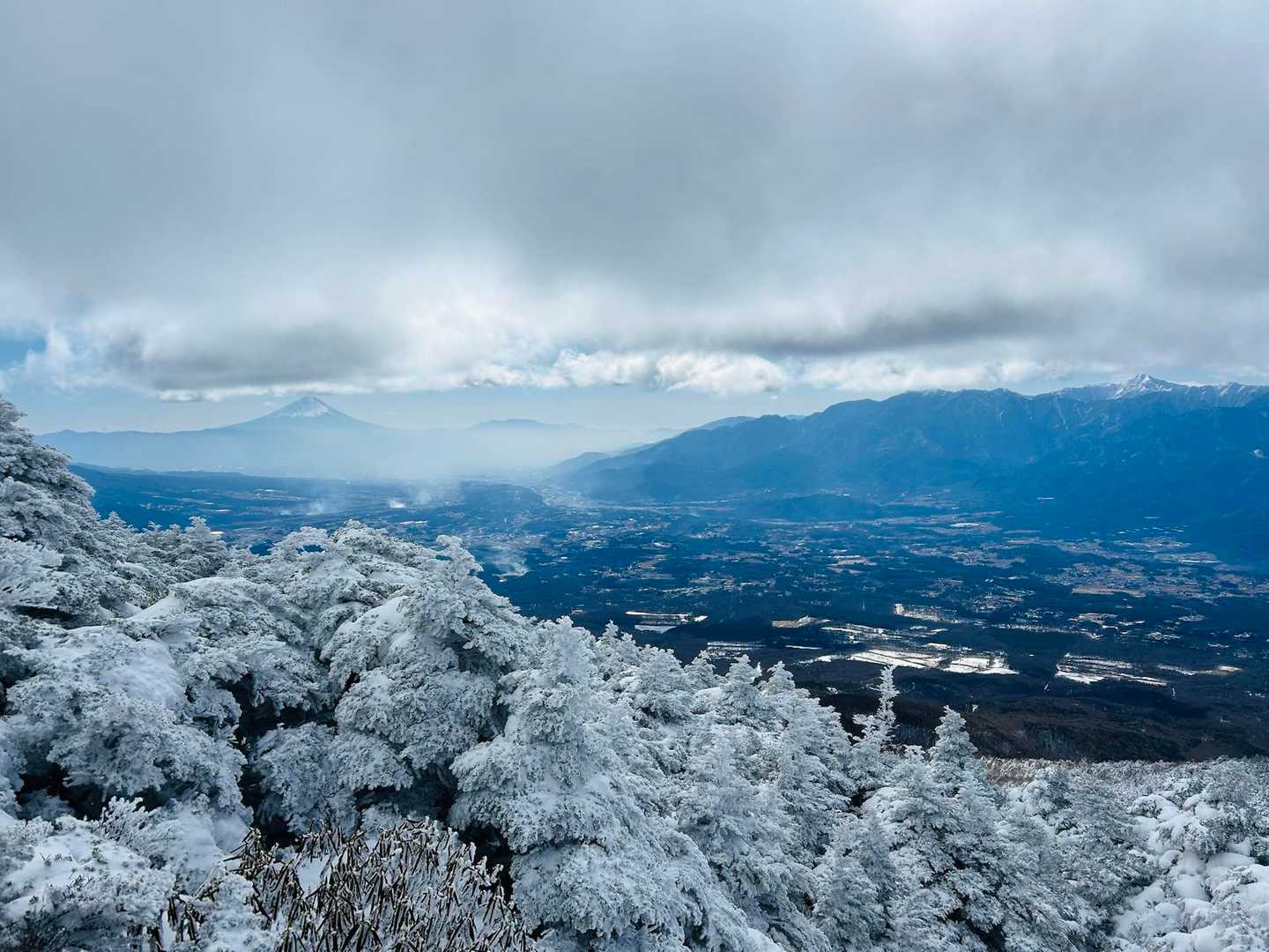 編笠山 往復コースの写真