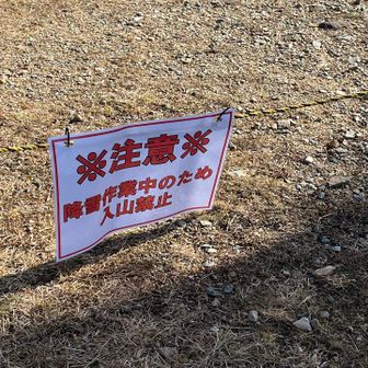 登りきった所で注意書き発見😳‼️
こっちかー😭