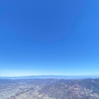 今日は本当に天気が良く☀️武甲山山頂から