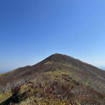 西別岳への登り返し。