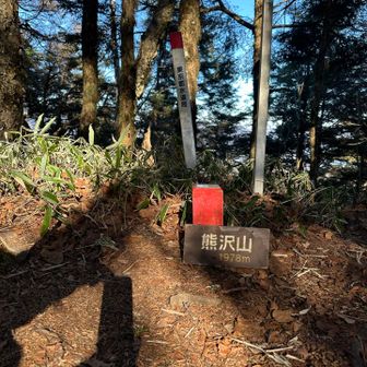 熊沢山登頂しました🙌
