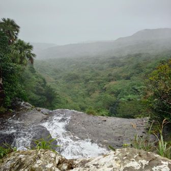 ユツンの滝の上