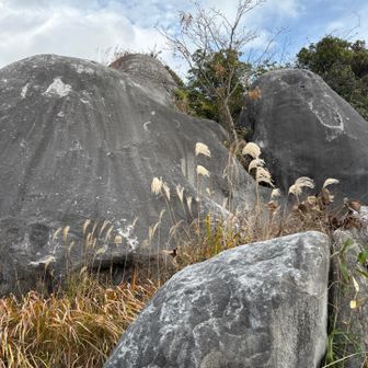 つるんと見えるけど、岩はかなりのザラザラ。
下手に触るとケガしそうです。