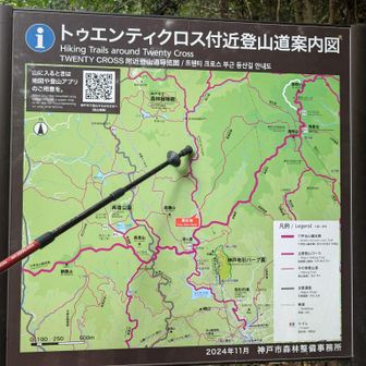 現在地と〜
この道（トウェンティクロス）で登りますょ～
