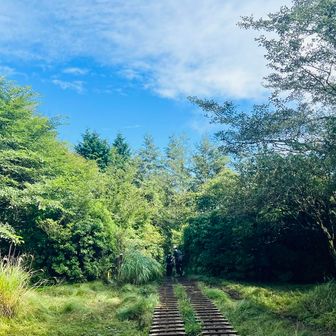気持ちええなぁ、やっぱ登山は晴れだよね☀️