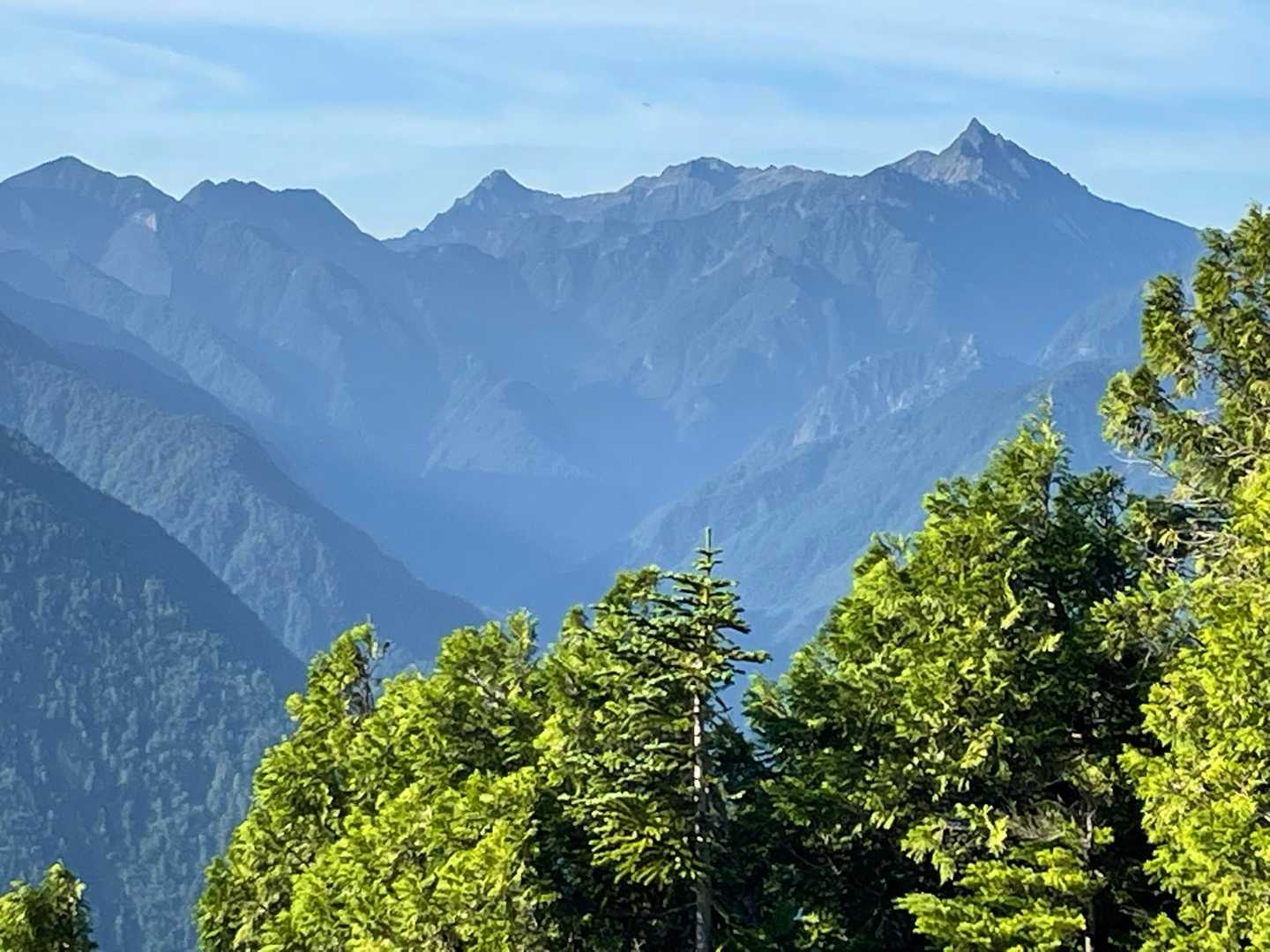 槍ヶ岳界隈。
