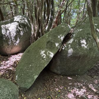 何もないですが巨岩