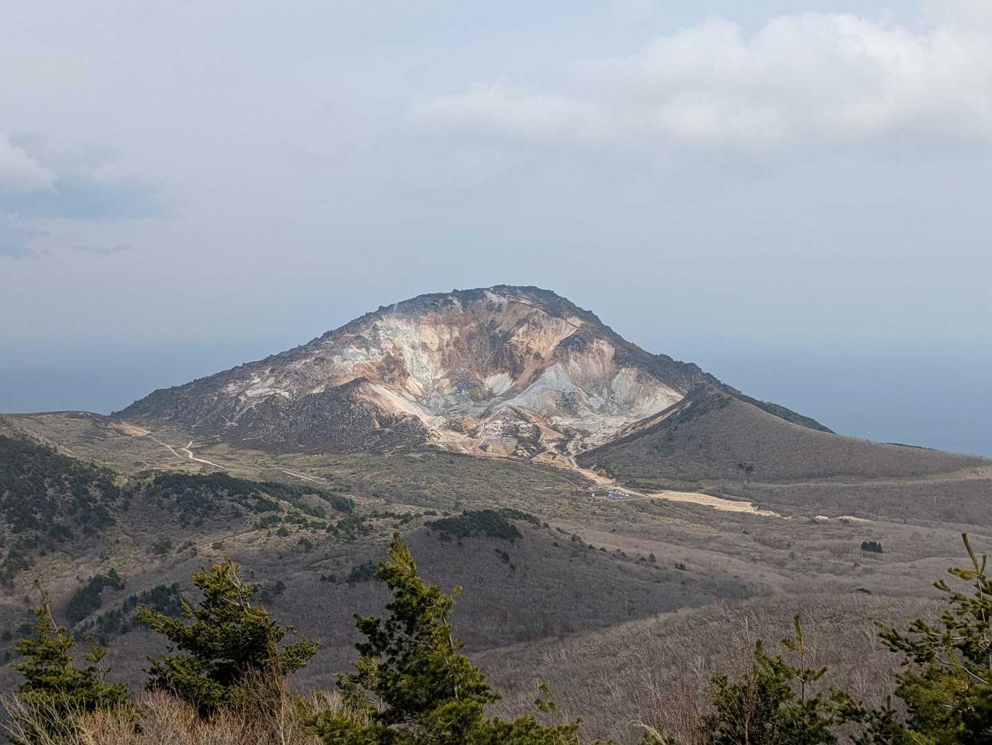 火口原駐車場登山口-恵山-恵山大権現-海向山 周回コースの写真