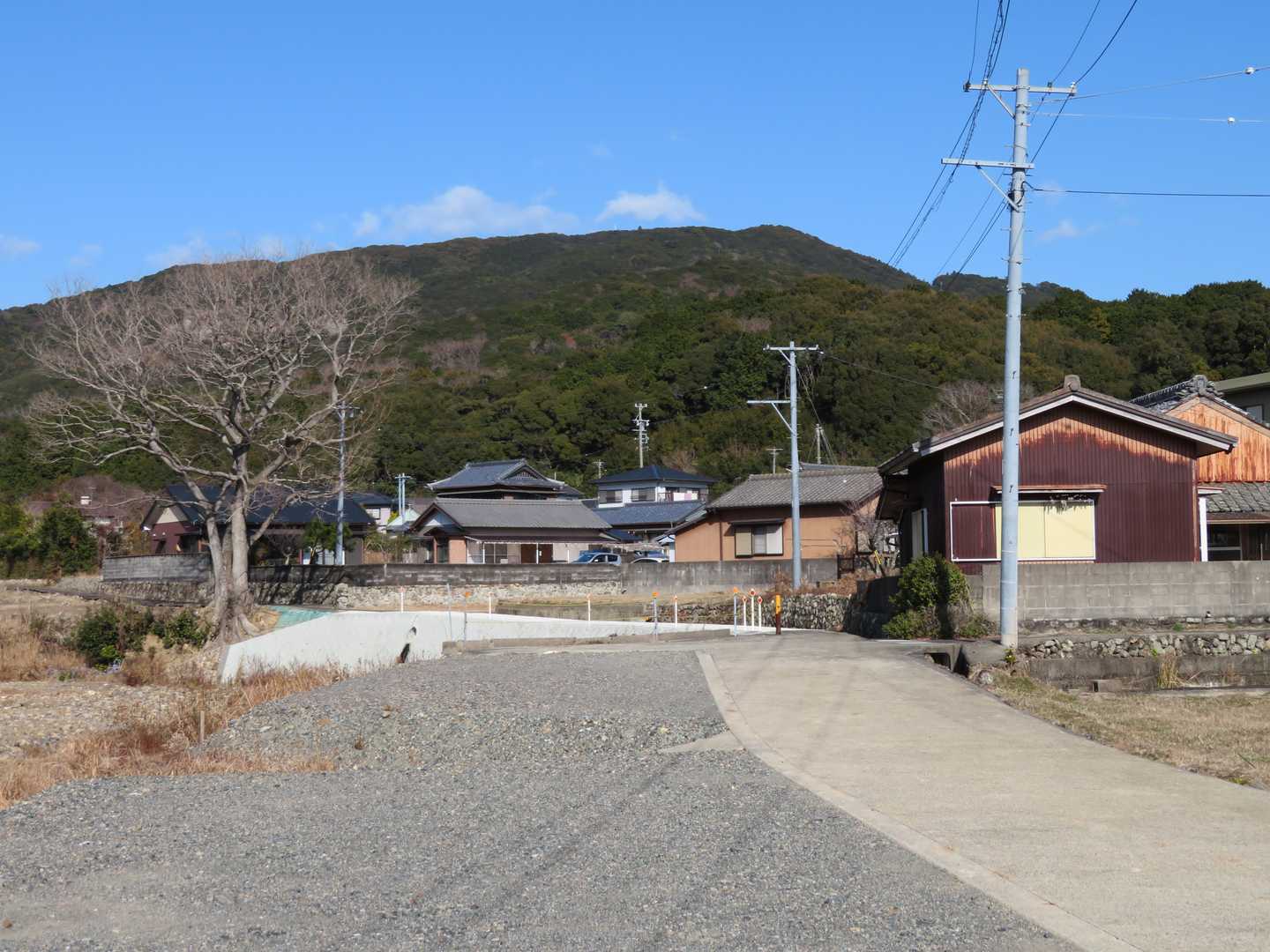 青峰山が見えました。