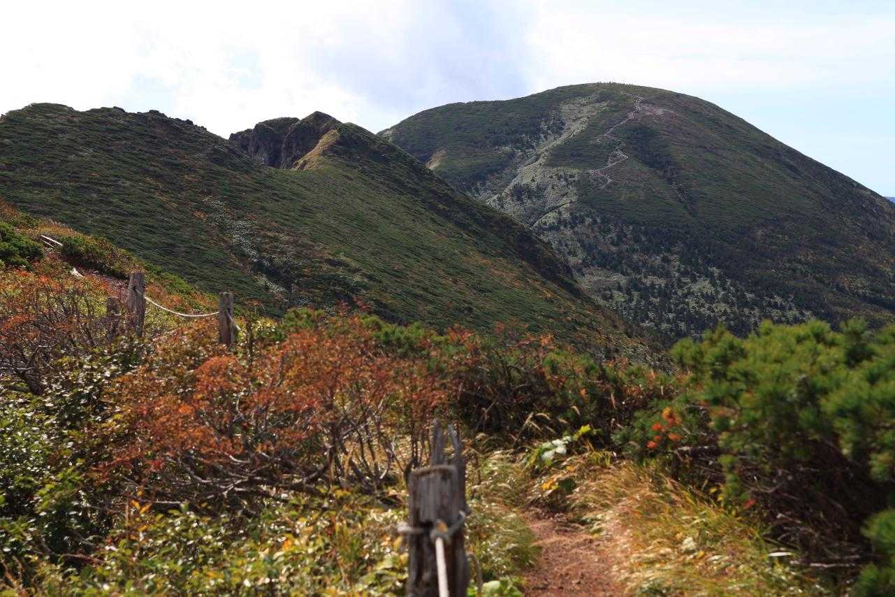 赤倉岳の先にきつい登りはない