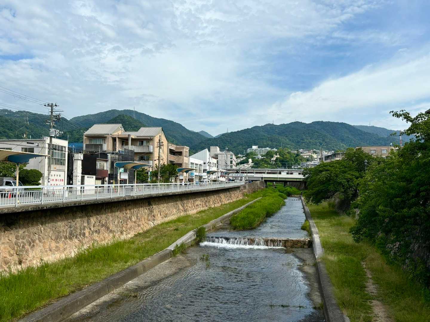 下りてからのこの眺めもいい