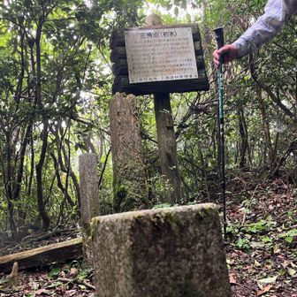 枯木岳山頂！