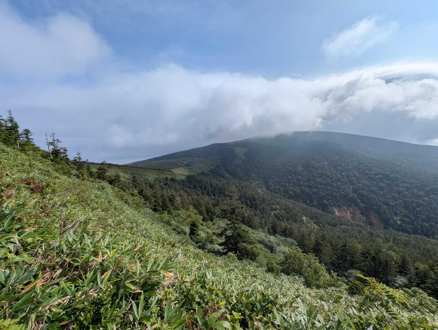 途中の展望ポイント、天気はまずまず