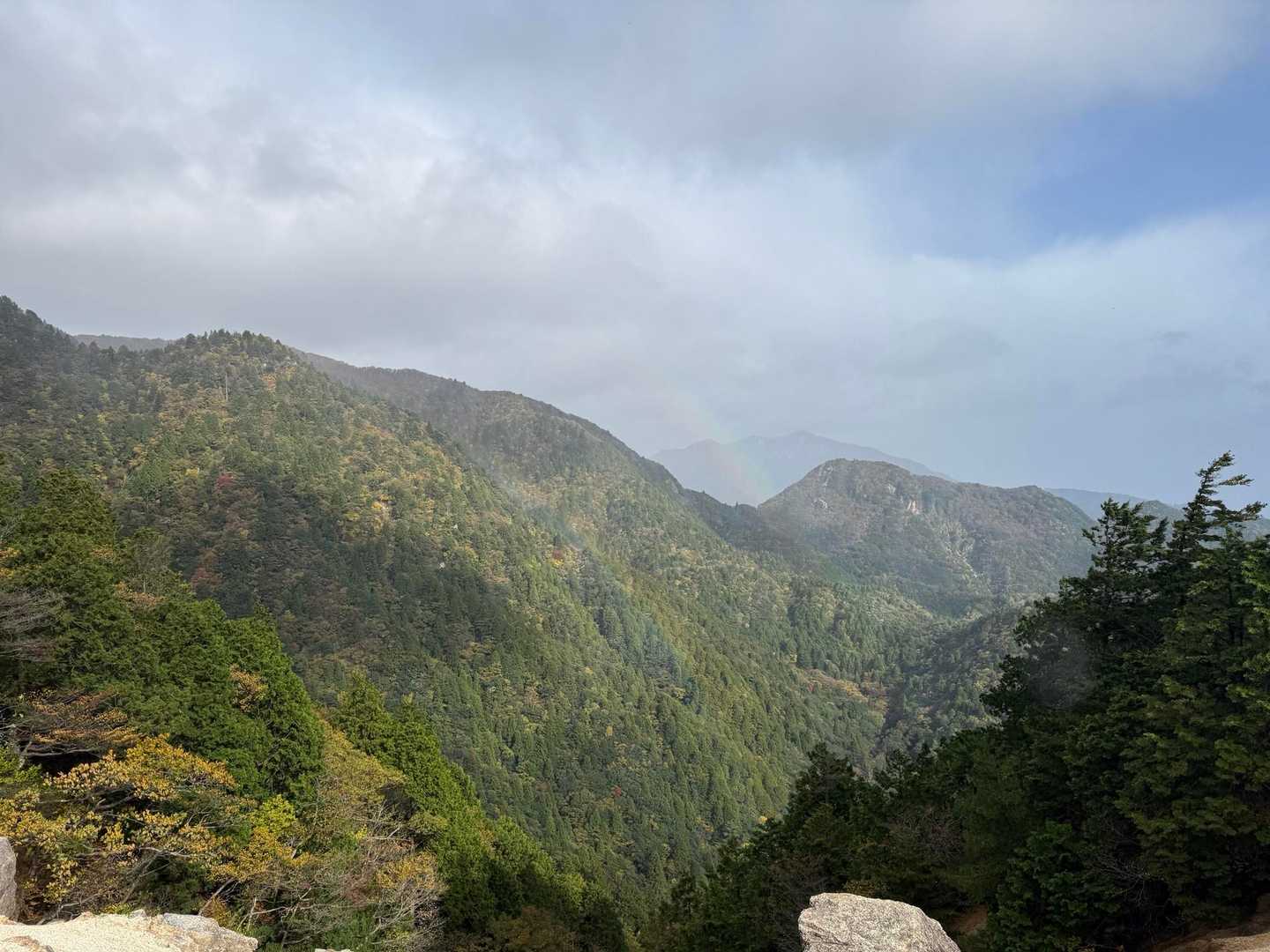 虹が二重に見える🌈
