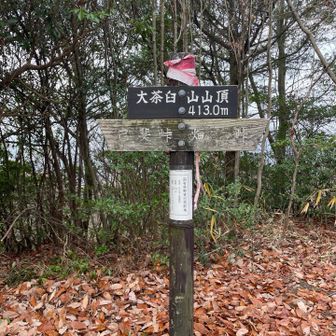 1座目　大茶臼山
五月中学校からいきなり急登
がんばったー
まだ10時まえ