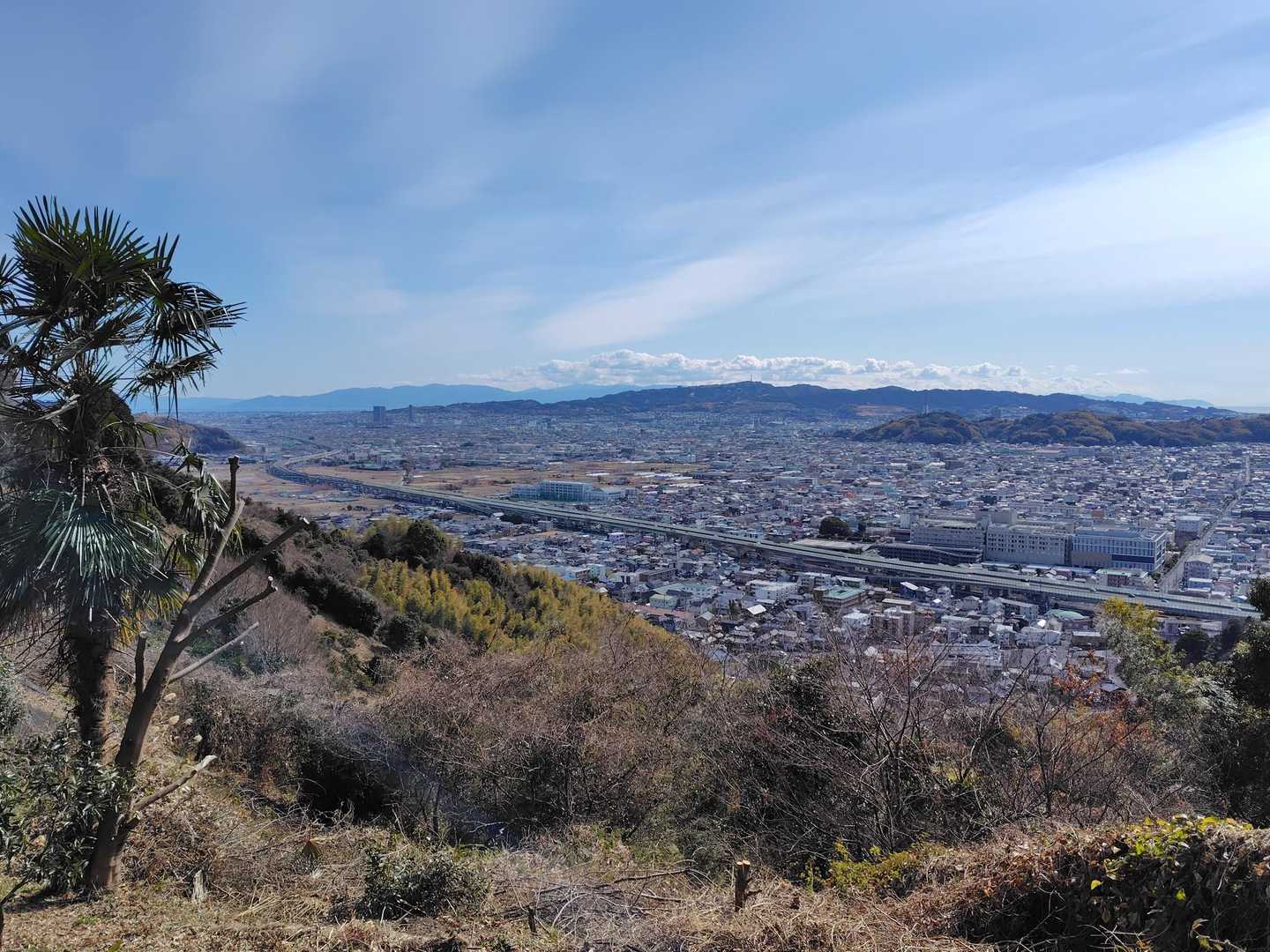 福成山-茶臼山-賤機山-浅間山-浅間神社登山口 縦走コースの写真
