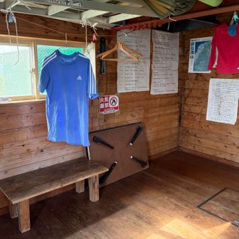 白鳥小屋紹介💁１階部分

さっそくハンガーお借りして、シャツを干させていただきました👕
