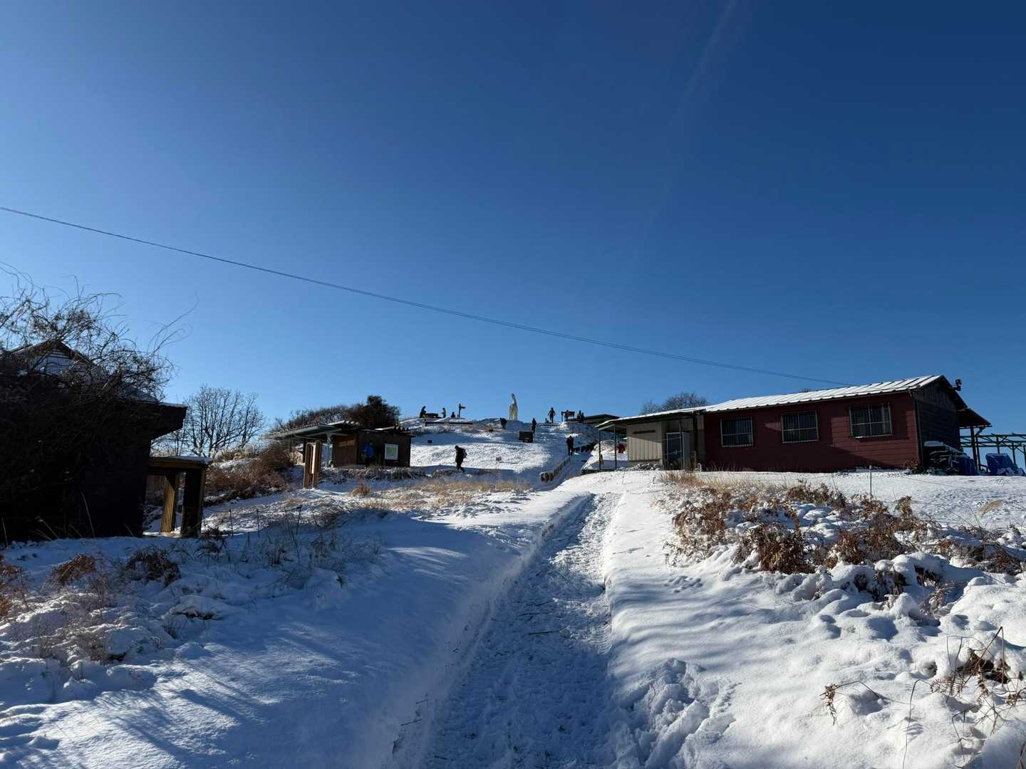 まもなく山頂