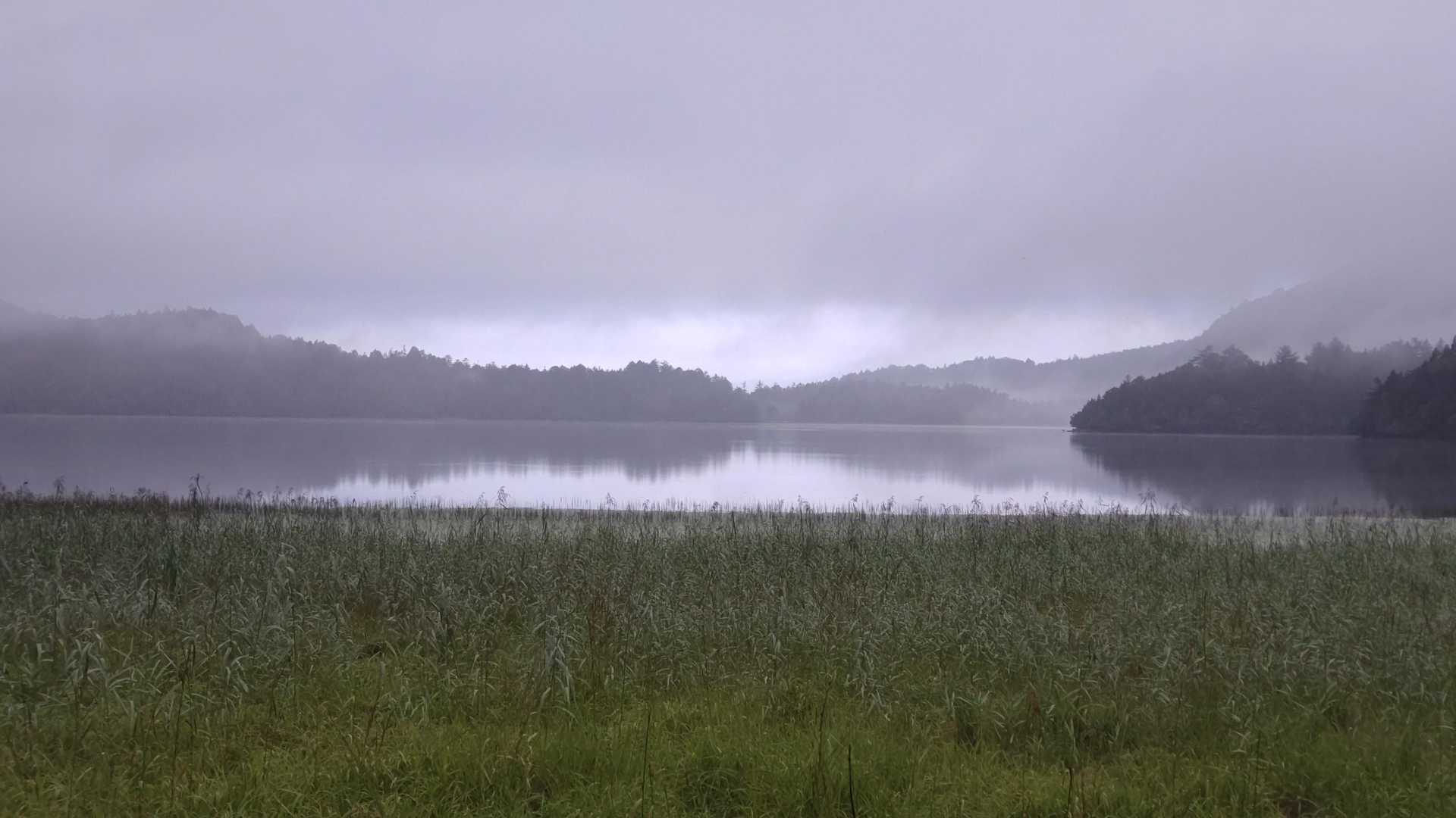 静かな湖畔